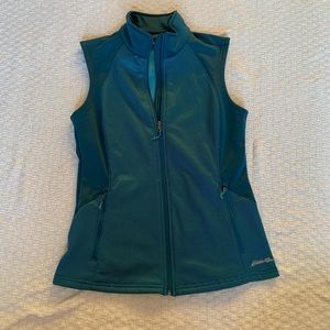 Eddie Bauer Teal Turquoise Vest Size Small Like New
